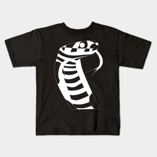 light white serpent snake ecopop Kids T-Shirt